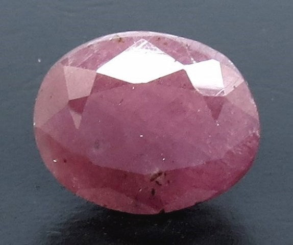 6.71/CT Natural Indian Ruby with Govt. Lab Certificate (2586D8067)
