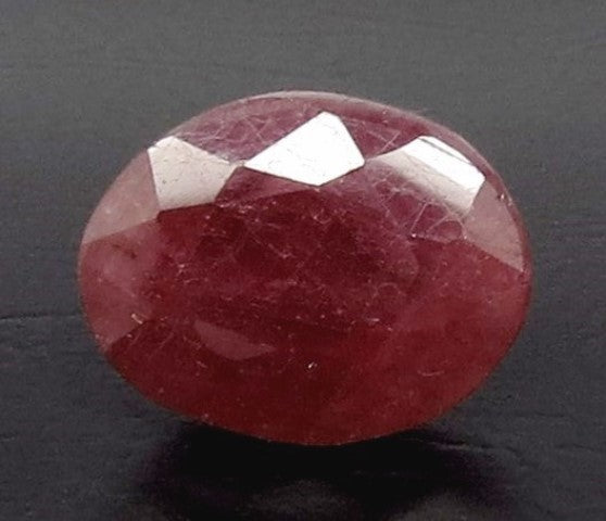 8.42/CT Natural Indian Ruby with Govt. Lab Certificate (1221)