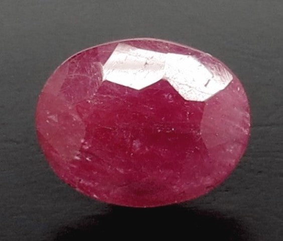 3.96/CT Natural Mozambique Ruby with Govt. Lab Certificate (12210)