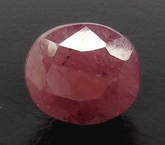 4.88/CT Natural New Burma Ruby with Govt. Lab Certificate-3411D11867