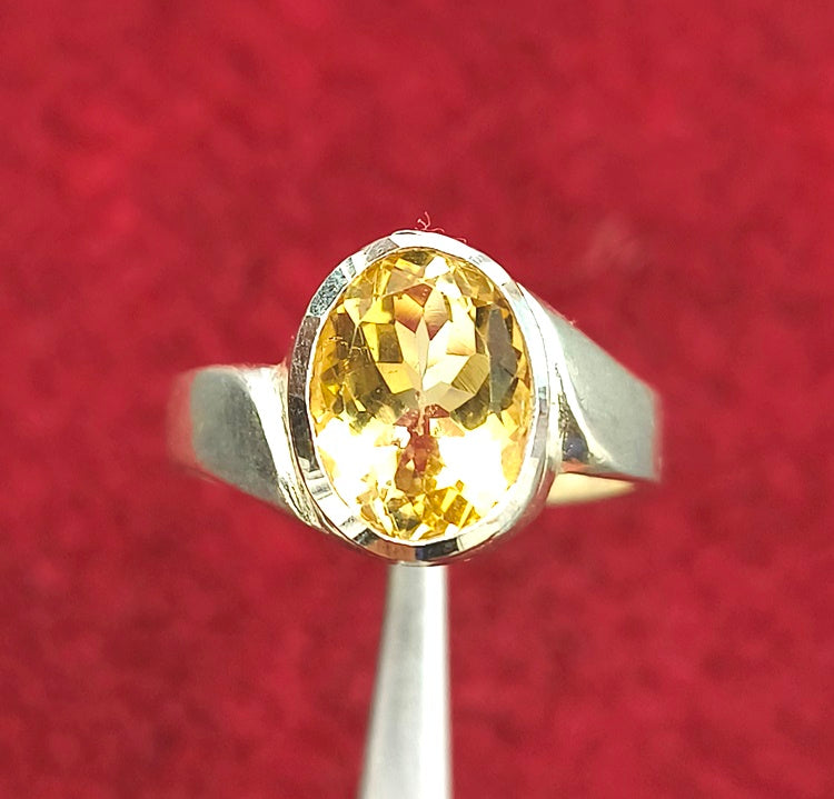 Ring Zodiac Star Stone SILVER RING FOR ZODIAC SIGN SAGITTARIUS AND