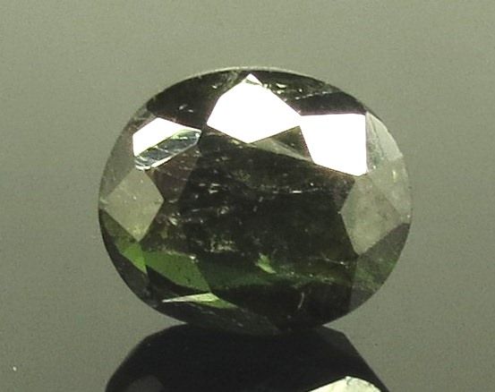 6.51 Ratti Natural Tourmaline Deep Greyish Green With Govt. Lab Certificate-(1221)