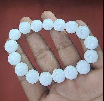 BIG WHITE HAKIK BRACELET (BIG BEADS)-1500