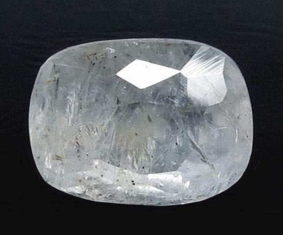 5.78/CT Natural White Sapphire with Govt Lab Certificate (4551)