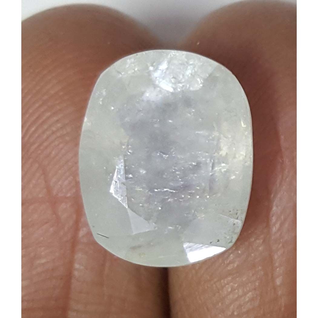 9.04/CT Natural White Sapphire with Govt Lab Certificate-106901