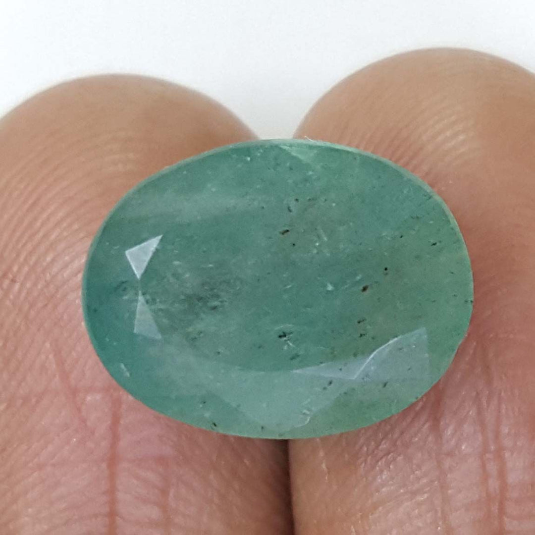Natural ZAMBIAN Panna Stone With Govt. Lab Certificate (2331) - 8.39 CT.