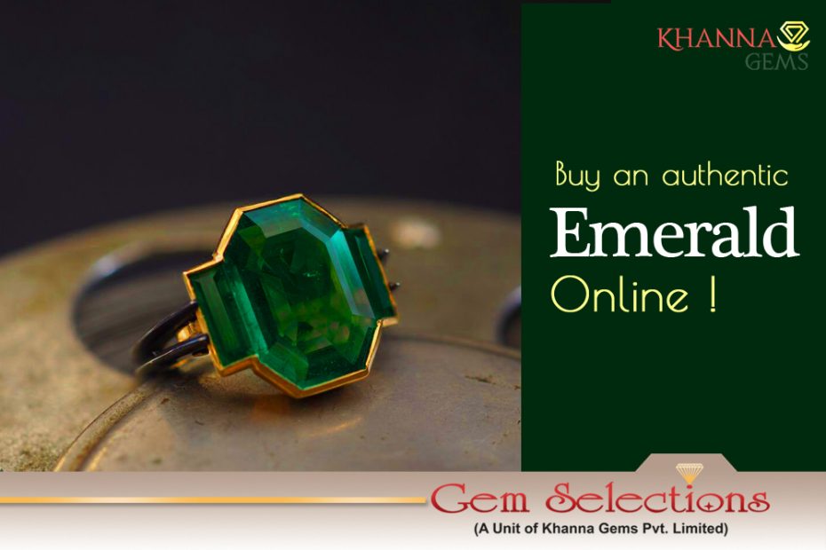 Buy an authentic emerald stone online￼