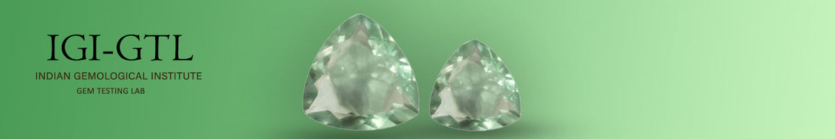 Triangular Green Amethyst | Khanna Gems