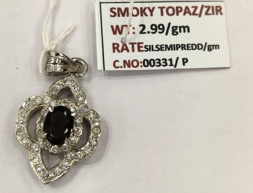 2.99/GM SMOKY TOPAZ /ZIRCON  (1650)