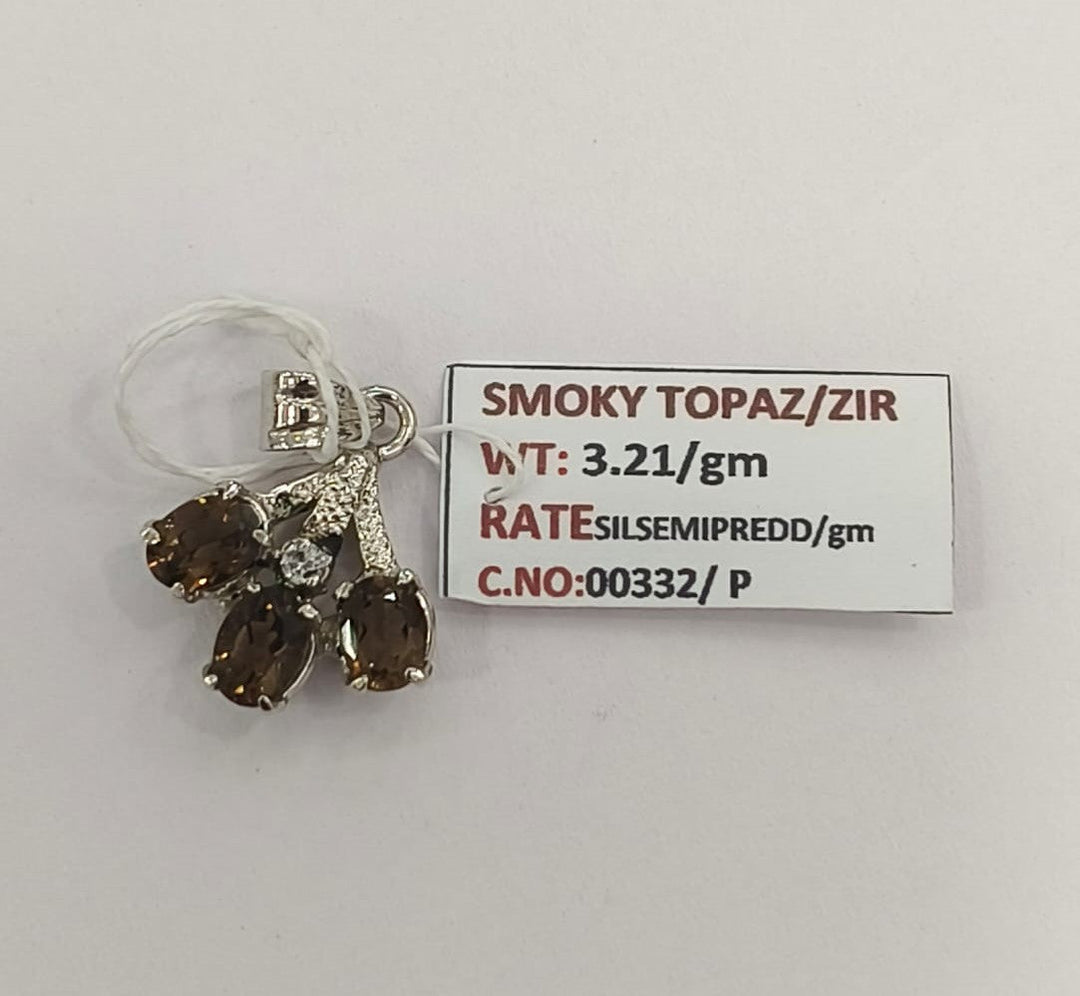 3.21/GM SMOKY TOPAZ /ZIRCON (1650)