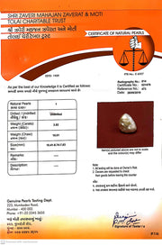 3.92/CT Natural Basra Pearl with Govt. Lab Certificate (44000)