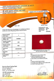 3.26/CT Natural Basra Pearl with Govt. Lab Certificate (44000)