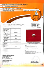 Load image into Gallery viewer, 3.42/CT Natural Basra Pearl with Govt. Lab Certificate (44000)

