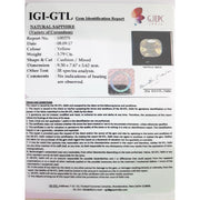 4.21 Ratti Natural yellow sapphire with Govt Lab Certificate-(YELSA9T)