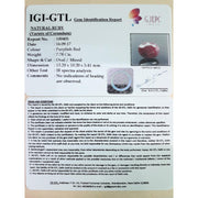 8.64 Ratti Natural ruby with Govt. Lab Certificate-(1221)