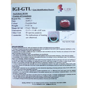 10.16 Ratti Natural ruby with Govt. Lab Certificate-(1221)