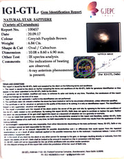 6.84/CT Star Sapphire with Govt. Lab Certificate-(5661)