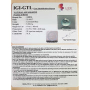 3.28/CT Natural Aquamarine with Govt Lab Certificate-1221
