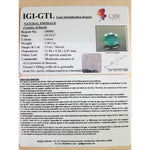 Load image into Gallery viewer, 3.89 Ratti NATURAL Panna Stone with Govt Lab Certificate (8100)
