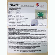 3.53/CT Natural Emerald Stone with Govt. Lab Certificate (12210)