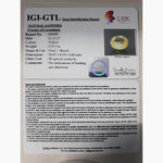 Load image into Gallery viewer, 3.75/CT Natural yellow sapphire with Govt Lab Certificate-YELSA9V
