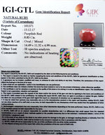 Load image into Gallery viewer, 8.85/CT Natural ruby with Govt. Lab Certificate-101571