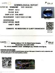 4.02/CT Natural Iolite With Govt. Lab Certificate (2331)