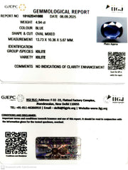 4.94/CT Natural Iolite With Govt. Lab Certificate (2331)