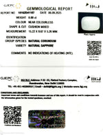 Load image into Gallery viewer, 8.88/CT Natural White Sapphire with Govt Lab Certificate (2331)
