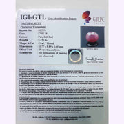 5.81 Ratti Natural New Burma Ruby with Govt. Lab Certificate-(4551)