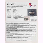 Load image into Gallery viewer, 6.24 Ratti Natural Sillimanite Cat&#39;s Eye with Govt. Lab certified-(1100)
