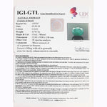 Load image into Gallery viewer, 4.74/CT Natural Emerald with Govt Lab Certificate (12210)
