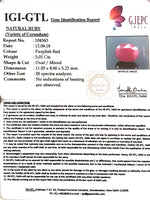 Load image into Gallery viewer, 5.57 Ratti Natural Neo Burma Ruby with Govt. Lab Certificate-(2331)
