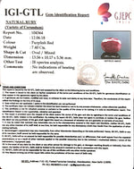 Load image into Gallery viewer, 8.22 Ratti Natural Mozambique Ruby with Govt. Lab Certificate-(6100)
