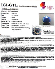 11.87 Ratti Natural Neelam with Govt Lab Certificate-(2331)