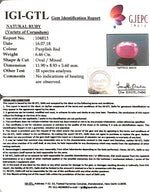 Load image into Gallery viewer, 7.18 Ratti Natural Mozambique Ruby with Govt. Lab Certificate-(12210)
