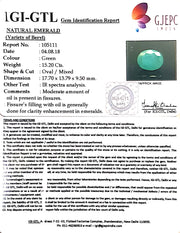15.20/CT Natural Emerald Stone With Govt. Lab Certificate (4551)