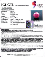 Load image into Gallery viewer, 6.34 Ratti Natural New Burma Ruby with Govt. Lab Certificate-3441

