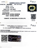 Load image into Gallery viewer, 7.61/CT Natural Certified Pukhraj Gemstone -10531D42631