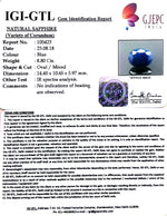 Load image into Gallery viewer, 9.78 Ratti Natural Neelam with Govt Lab Certificate
