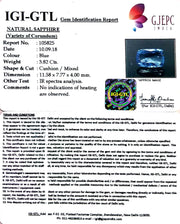 3.82/CT Natural Neelam with Govt Lab Certificate-BLUSA9W