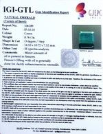 Load image into Gallery viewer, 8.76/CT Natural Panna Stone With Govt. Lab Certificate (4551)
