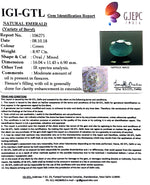 Load image into Gallery viewer, 8.97/CT Natural Panna Stone With Govt. Lab Certificate (4551)
