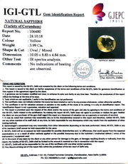 3.99/CT Natural Ceylonese Pukhraj with Govt Lab Certificate-6771