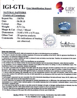 Load image into Gallery viewer, 8.71/CT Natural Blue Sapphire with Govt Lab Certificate-BLUSA9U
