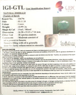 Load image into Gallery viewer, 12.21 Ratti Natural ZAMBIANPanna Stone With Govt. Lab Certificate (3441)
