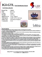 3.70 Ratti Natural Iolite With Govt. Lab Certificate-(2331)