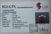 6.64 Ratti Natural Neo Burma Ruby with Govt Lab Certificate-(3441)
