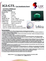Load image into Gallery viewer, 5.30 Ratti Natural Panna Stone With Govt. Lab Certificate (3441)
