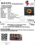 Load image into Gallery viewer, 9.64/CT Natural Ceylonese Pukhraj with Govt Lab Certificate-6771

